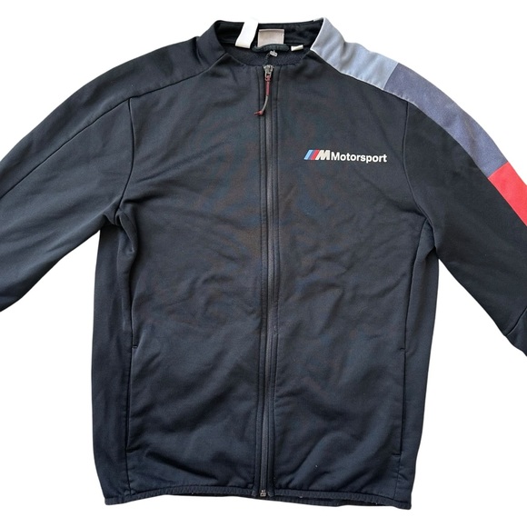 Puma x BMW M Motorsport Men's T7 Track Jacket Zip Up Size Small - Picture 4 of 10